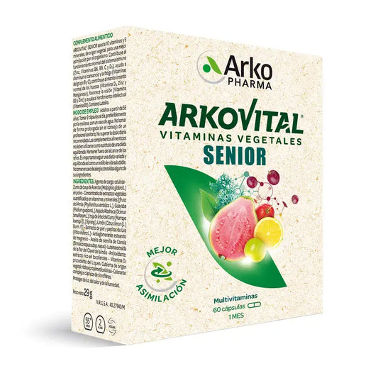 Arkovital Senior 60 Cápsulas Arkopharma