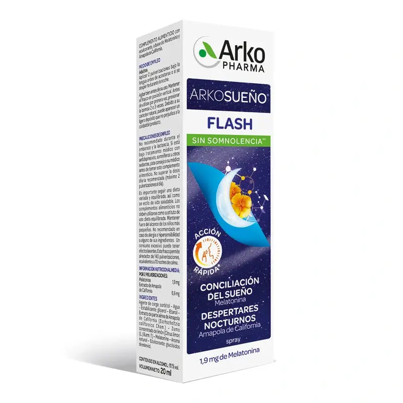 Arkosueño Flash Spray Sublingual 20ml Arkopharma