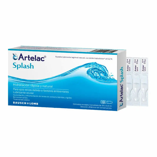 Bausch & Lomb Artelac Splash Colirio Ojos Secos 30 Monodosis de 0.5 ml