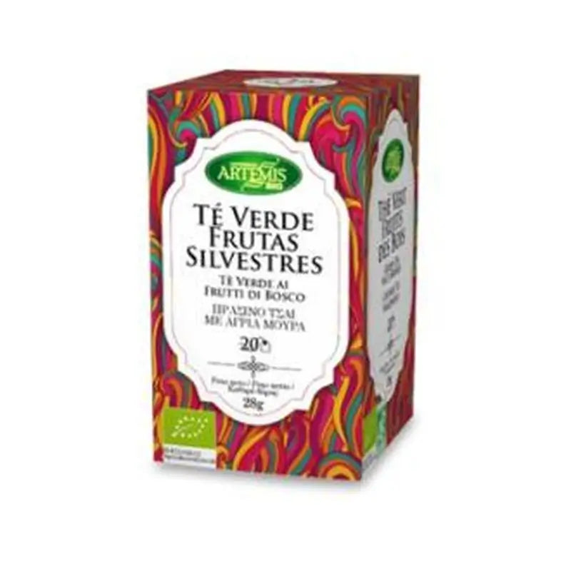 Artemis Bio Te Verde Frutas Silvestres Infusion 20Bolsitas Bio