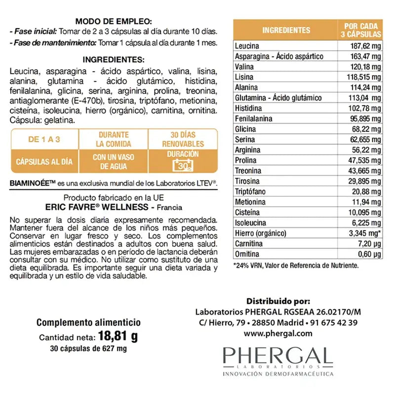 Astheplex Complemento Alimenticio Energizante Eric Favre - 60 Días