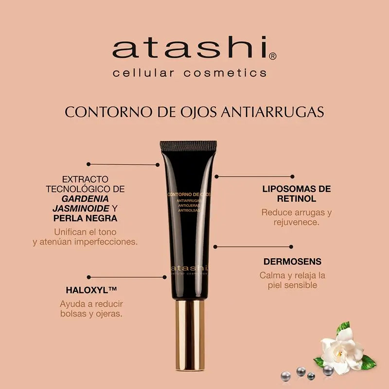 Atashi Cofre Ritual Mirada Radiante Dúo Contorno De Ojos Antiedad Antioxidante