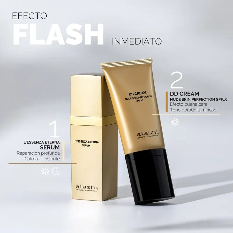 Atashi Neceser Ritual New Beauty Efecto Flash Serum Antiedad Dd Cream, 80 ml