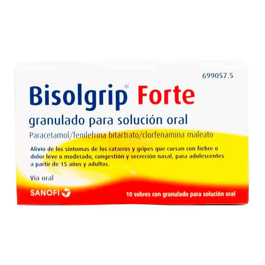 Bisolgrip Forte Granulado Solución Oral 10 sobres