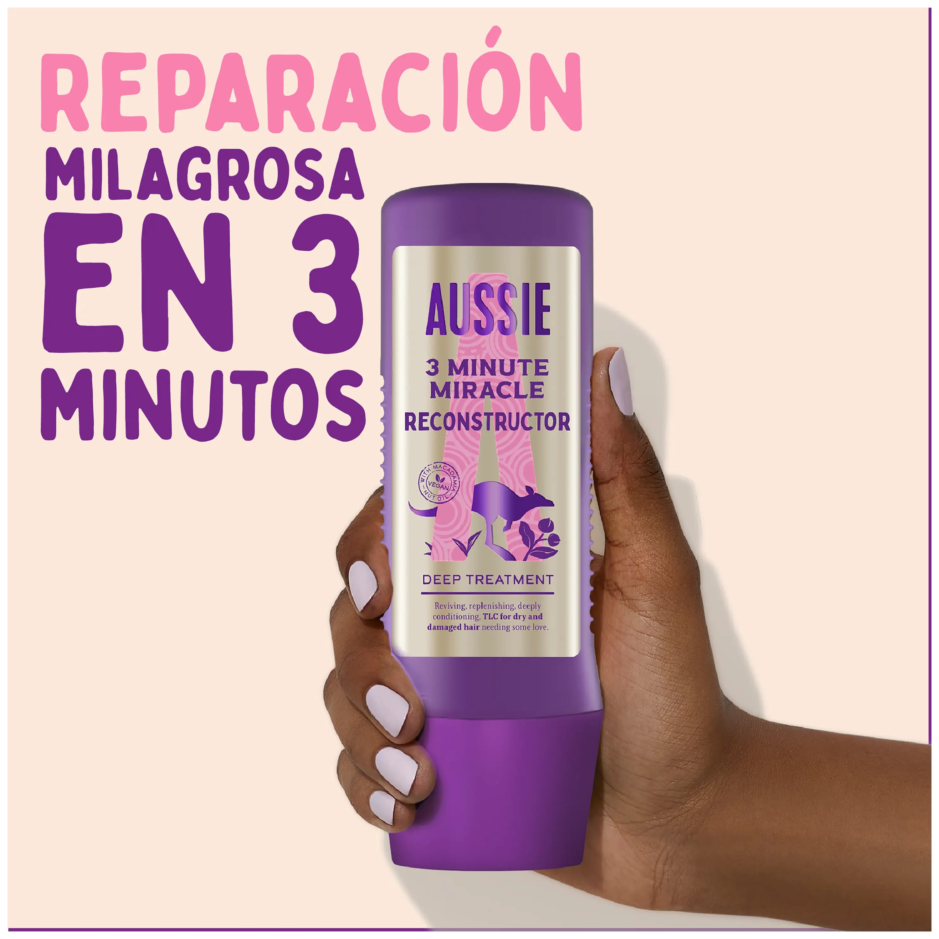 Aussie Mascarilla 3 Minutes Miracle Repair  Sos , 225 ml