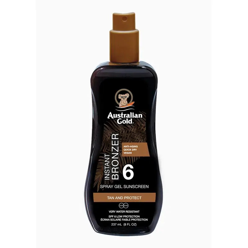 Australian Gold Bronc.Gel Spray Bronzer.Spf-6, 237 ml