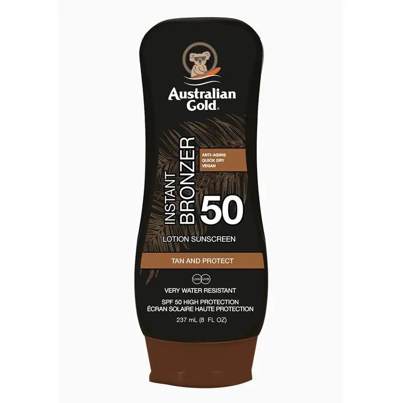 Australian Gold Lotion W/Bronzer Spf-50, 237 ml