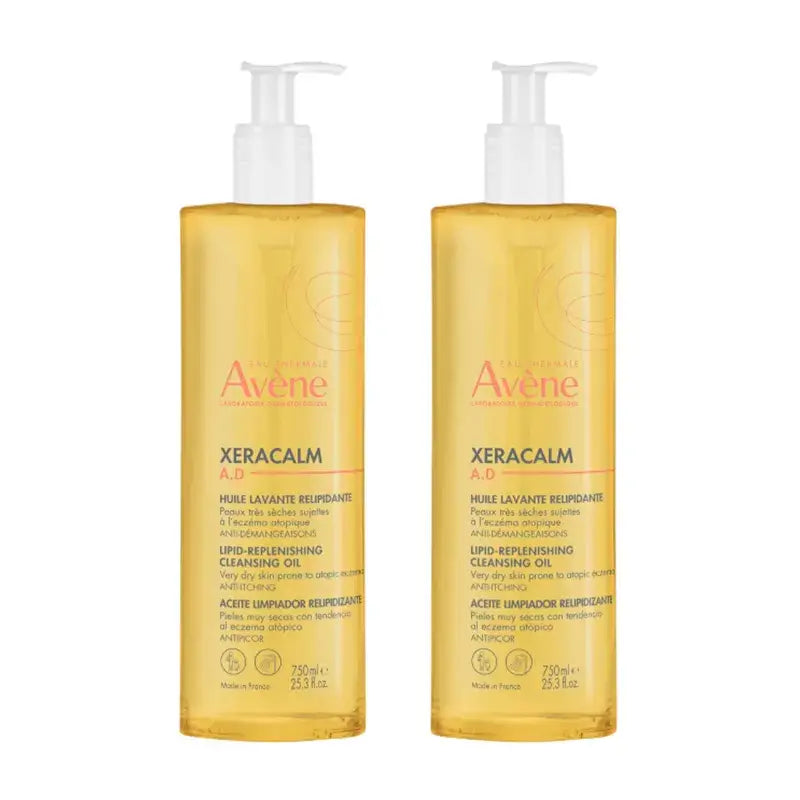 Avene Aceite Limpiador Xeracalm Ad , Pack 2 x750 ml