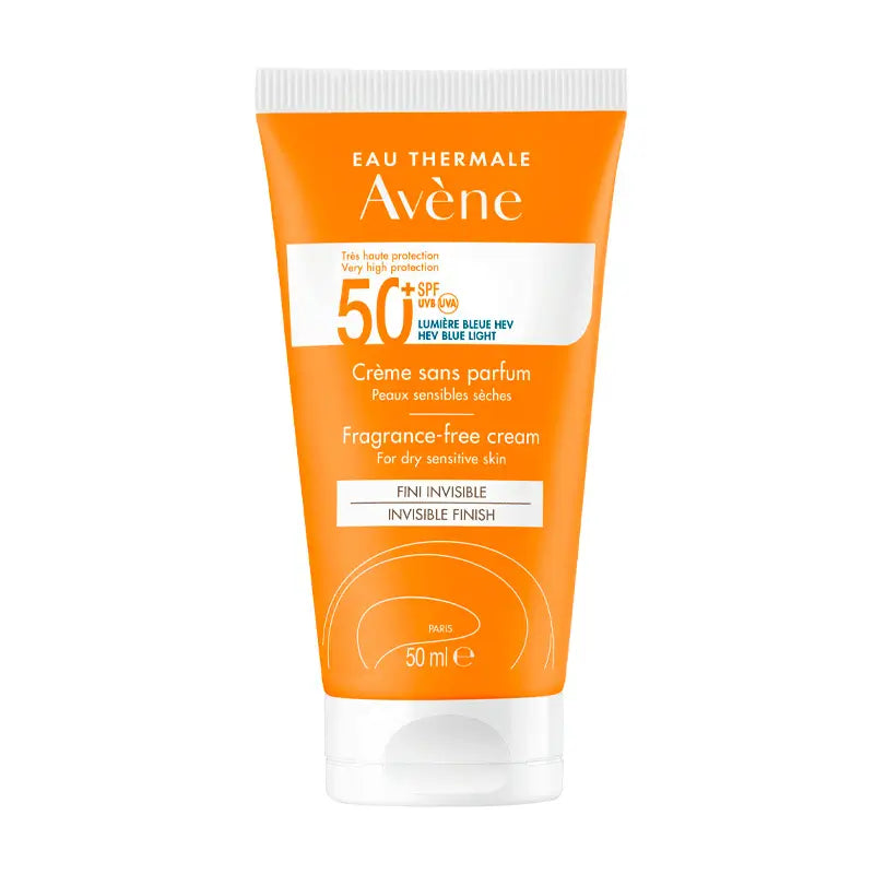 Avene Crema Solar SPF 50+ Sin Perfume 50 ml