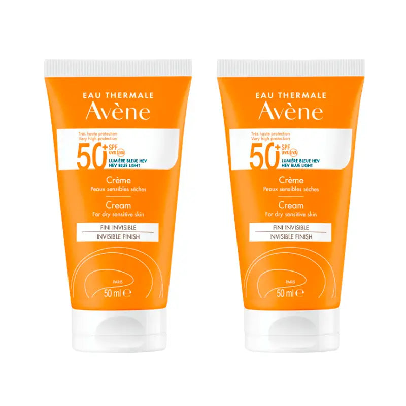 Avene Duplo Crema Solar Spf 50+, 2X50 Ml