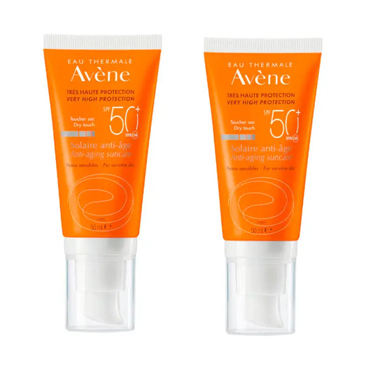 Avene Duplo Crema Solar Spf 50+ Anti-Edad, 2X50 Ml