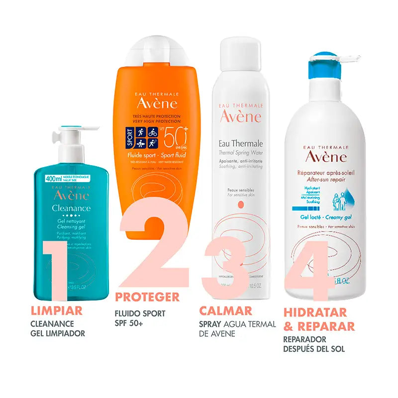 Avene Fluido Sport SPF50+ muy Alta Protección, 100 ml