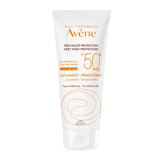 Avene Solar Leche Mineral Pieles Intolerantes SPF 50+ 100 ml