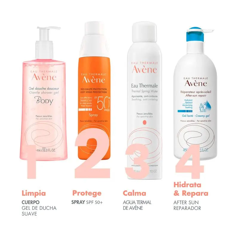 Avene Solar Spray Pieles Sensibles SPF 50+ 200 ml