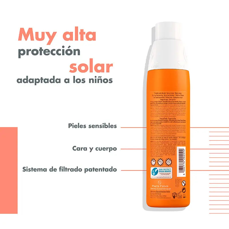 Avene Solar Spray Niños SPF 50+ 200 ml