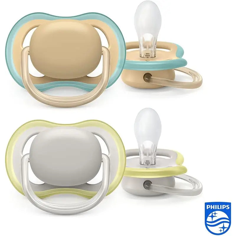 Avent 2 Chupetes Ultra Air 0-6 Meses Neutro