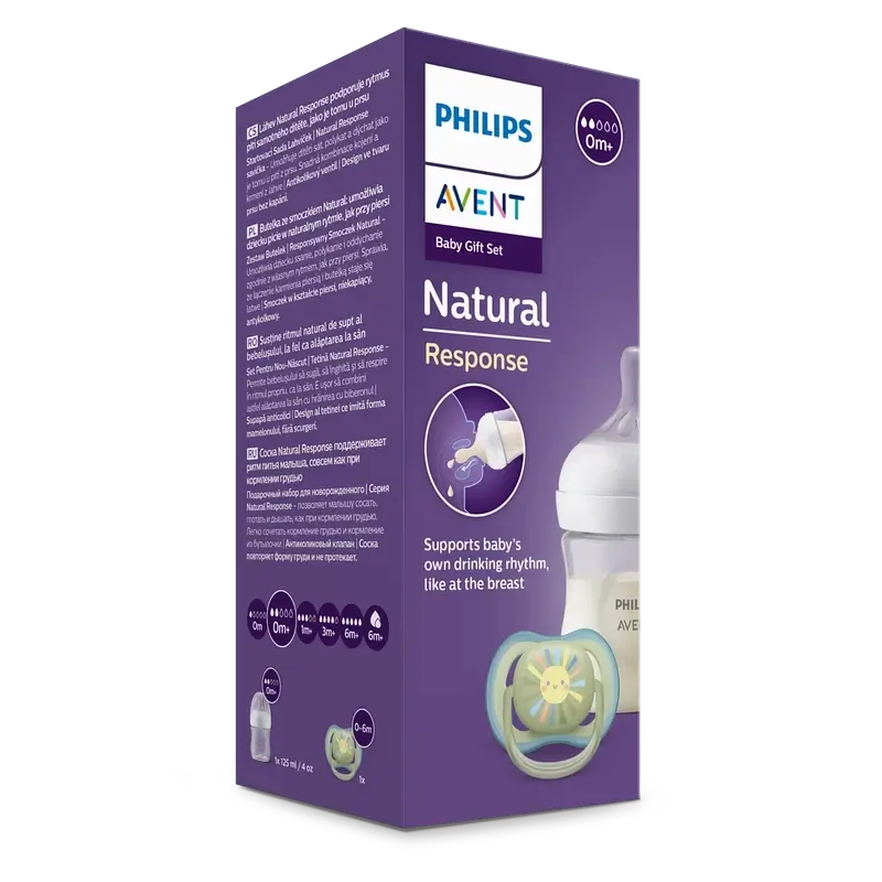 Avent Kit Biberón Natural Response + Chupete Ultra Air 0-6 M