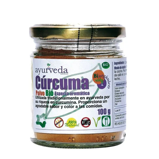 Ayurveda Curcuma Azafran Hindu , 100 gr