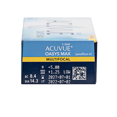 Acuvue 1 Day Oasys Max Lentillas Multifocales Diarias , 30 unidades