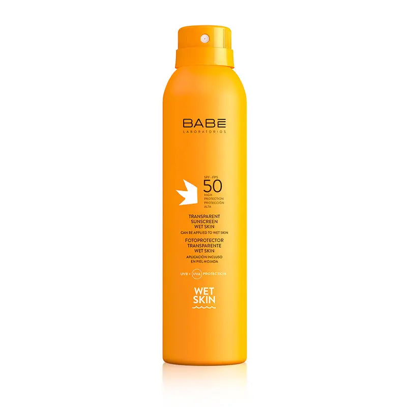 BABÉ Fotoprotector Transparente Wet Skin SPF 50, 200 ml