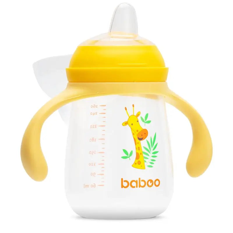 Baboo Vaso Con Boquilla De Silicona 6+ Meses Amarillo