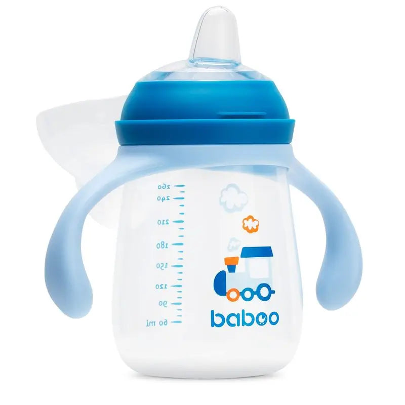 Baboo Vaso Con Boquilla De Silicona 6+ Meses Azul