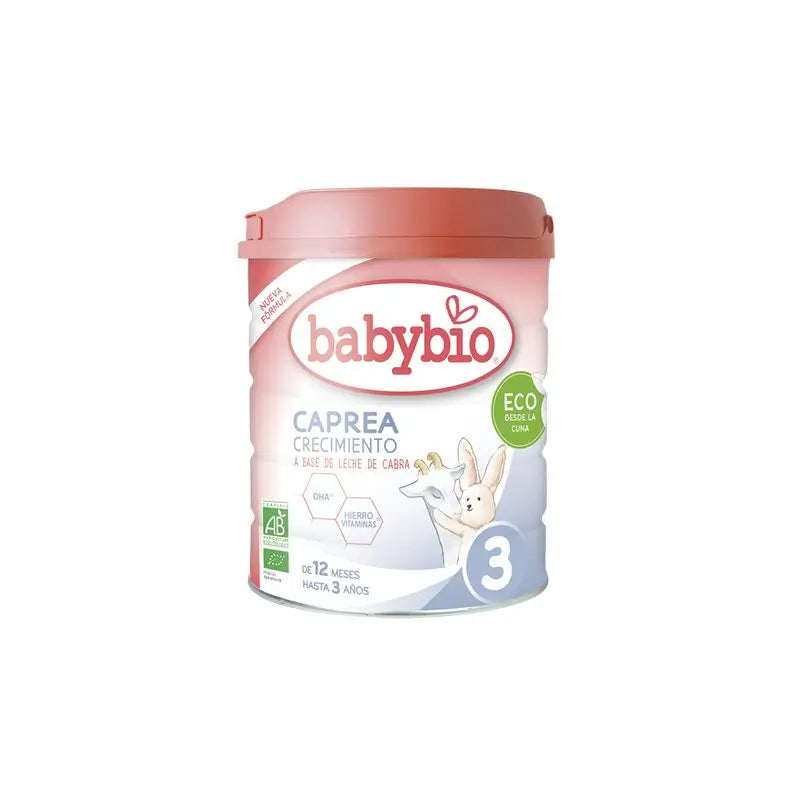 Babybio Caprea 3 Leche de Cabra Desde 12 Meses, 800 gr