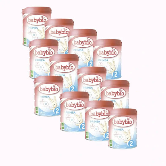 Babybio Leche Primea 2 Vaca Continuacion 6-12Meses, Pack 12 x 800G