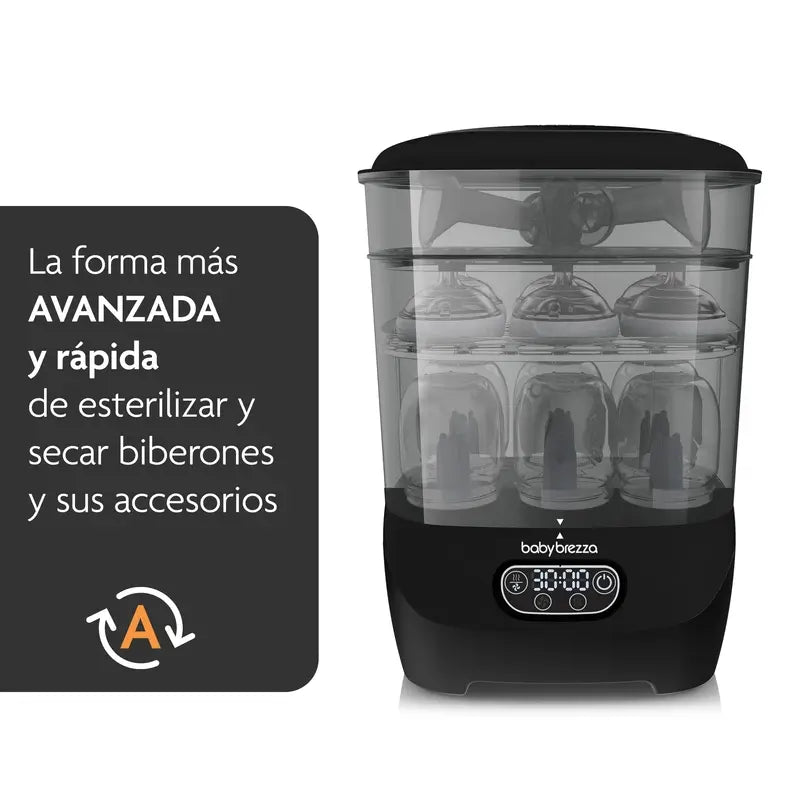 Babybrezza Sterylazer + Dryer Advanced - Black , 1 unidades