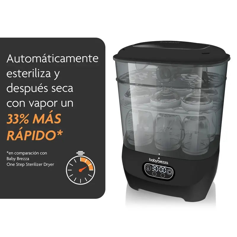 Babybrezza Sterylazer + Dryer Advanced - Black , 1 unidades