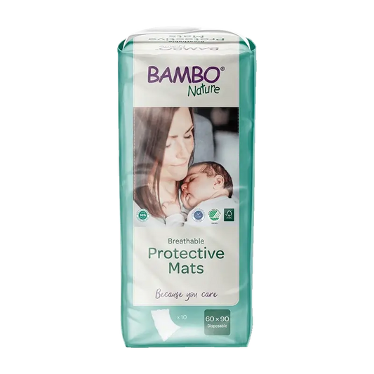 Bambo Nature Gasa Protege Camas Para Fugas 60X90Cm, 10 unidades