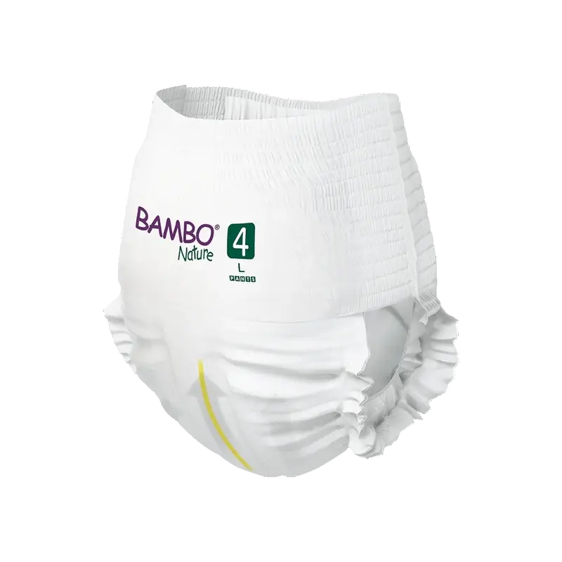 Bambo Nature Pants Pañales Talla 4 (7-14Kg), 20 unidades