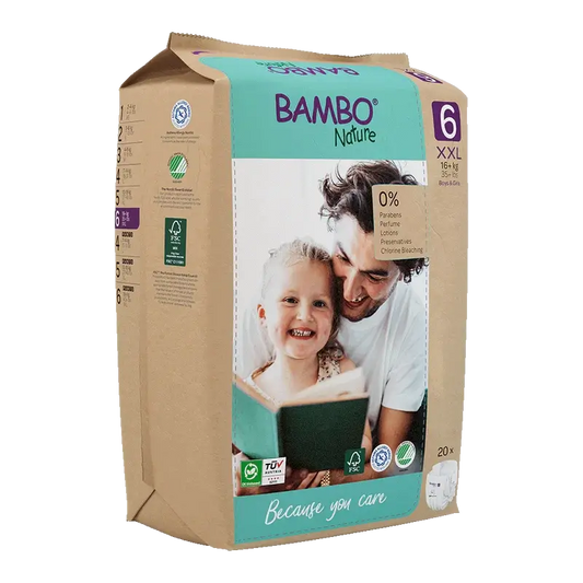 Bambo Nature Pañales Talla6 (+16Kg), 20 unidades