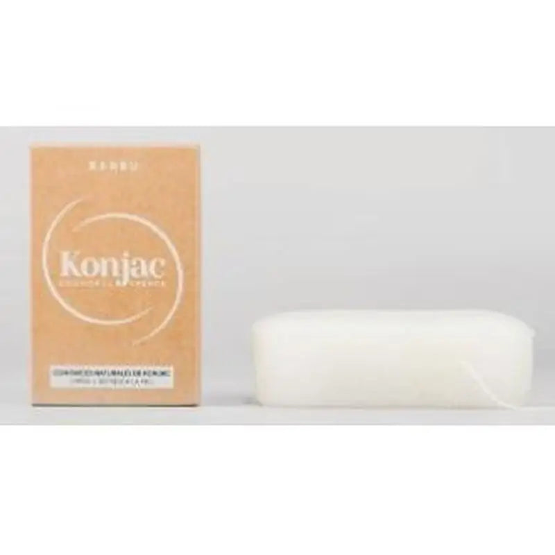 Banbu Konjac Esponja Corporal Exfoliante Blanca, 5 Gr