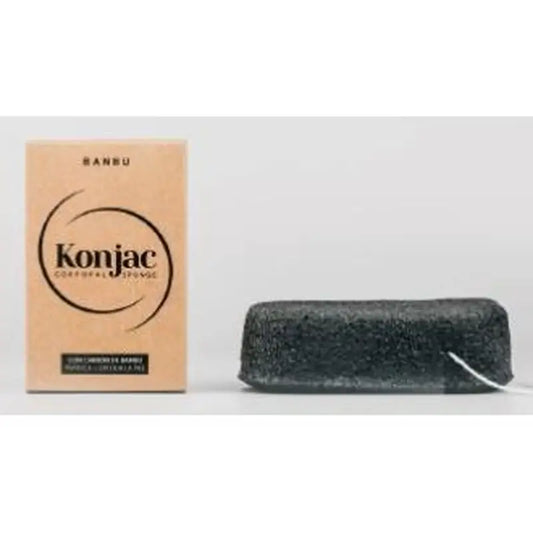 Banbu Konjac Esponja Corporal Exfoliante Negra, 5 Gr