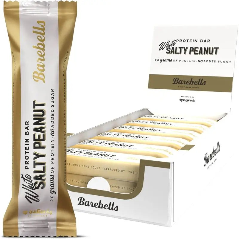 Barebells Pack  White Chocolate Salty Peanut,  12 uds x 55 gramos