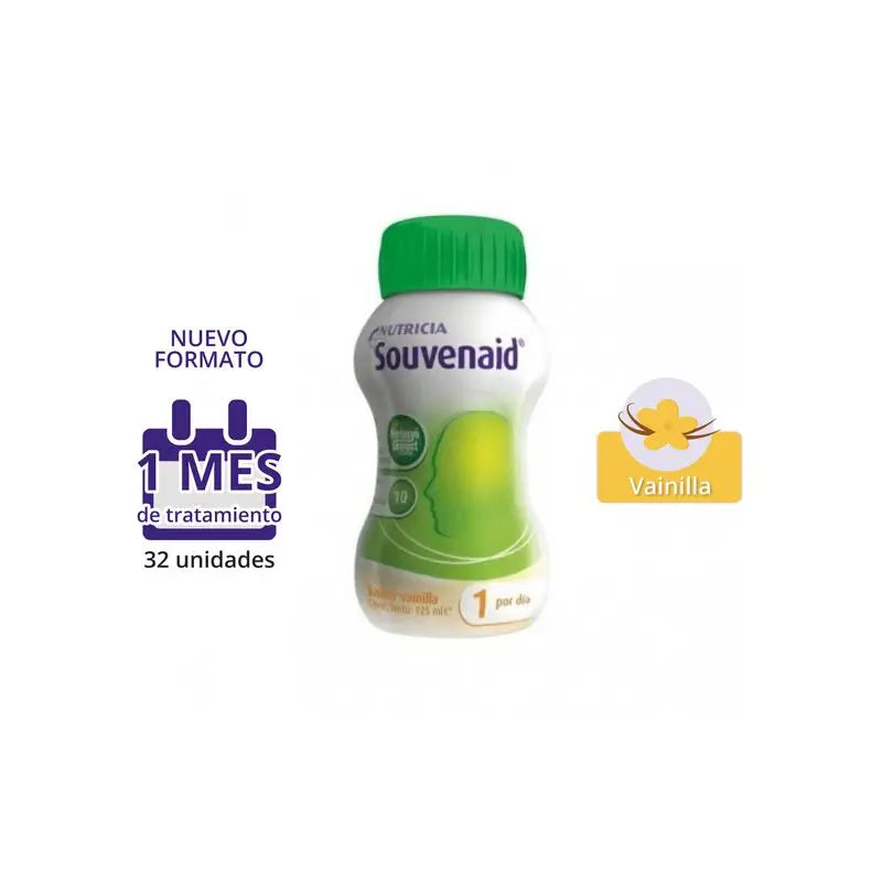 Nutricia Souvenaid Batidos Sabor Vainilla 16 Unidades x 125 ml