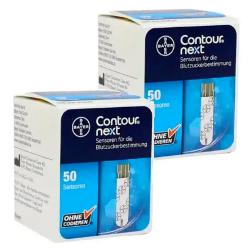 Bayer Contour Next Tiras de Glucemia, Pack 2 x 50 Unidades