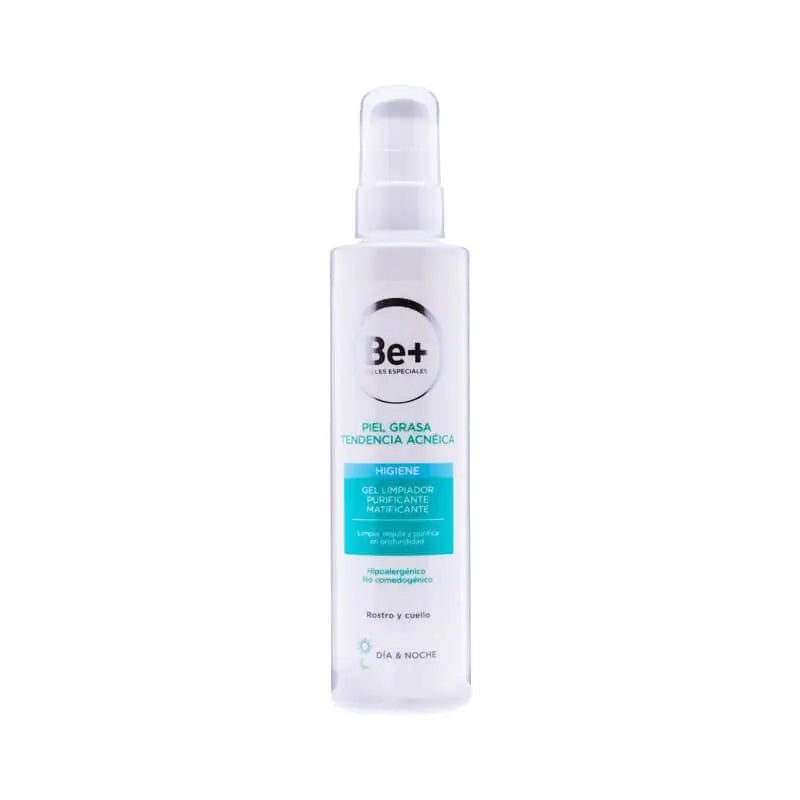 BE+ Gel limpiador purificante matificante piel grasa 200 ml