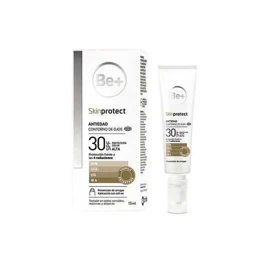 Be + Skin Protect Antiedad Contorno de Ojos SPF30 15 ml