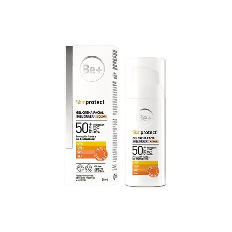 Be + Skin Protect Piel Grasa Acné Color SPF50 + 50 ml