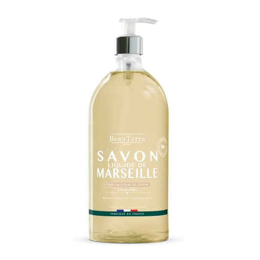 Beauterra Jabón De Marsella Flor De Algodón , 1000 ml