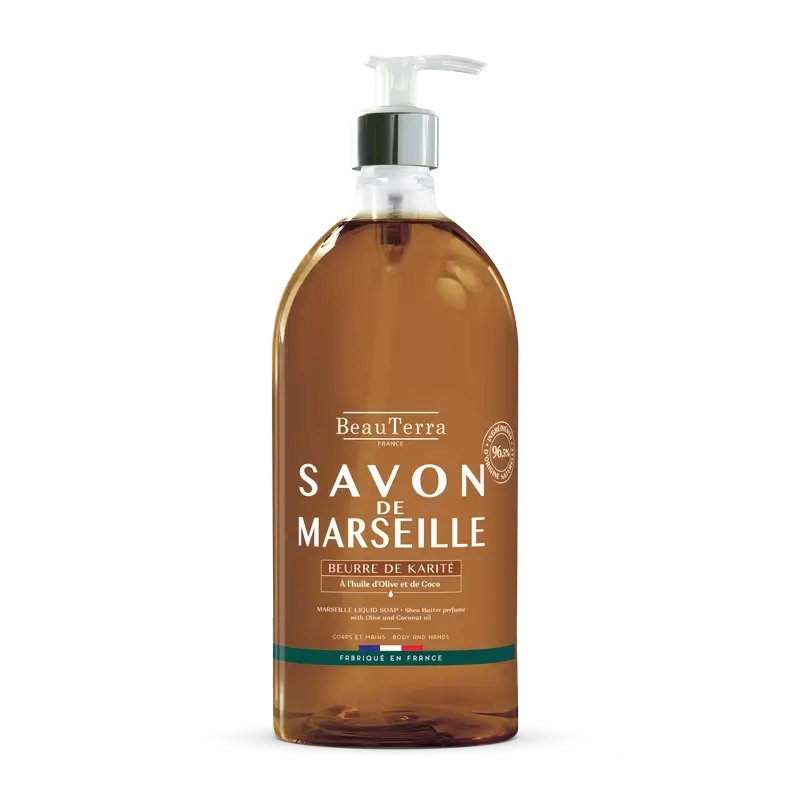 Beauterra Jabón De Marsella Karité , 1000 ml