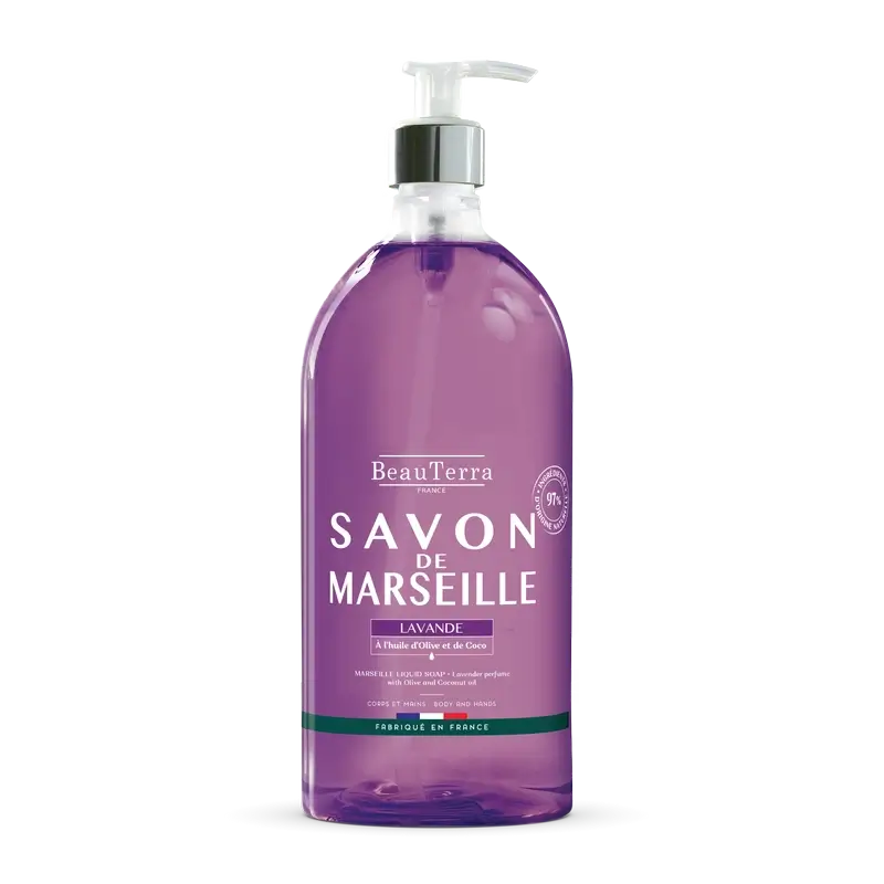 Beauterra Jabones De Marsella Jabón De Marsella Lavanda , 1000 ml