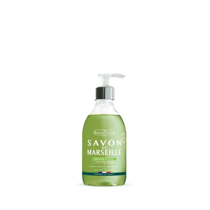 Beauterra Jabones De Marsella Jabón De Marsella Menta-Limón , 300 ml