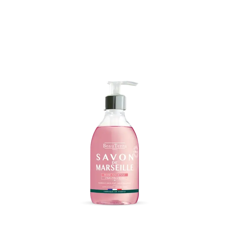 Beauterra Jabones De Marsella Jabón De Marsella Rosa Antigua , 300 ml