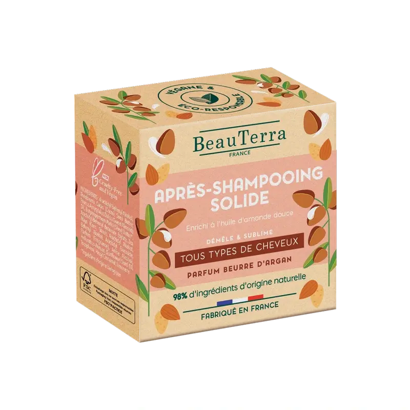 Beauterra Sólida Acondicionador Sólido , 75 gr