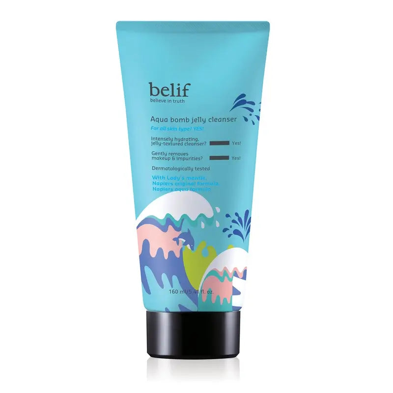 Belif Aqua Bomb Jelly Limpiador, 160 ml