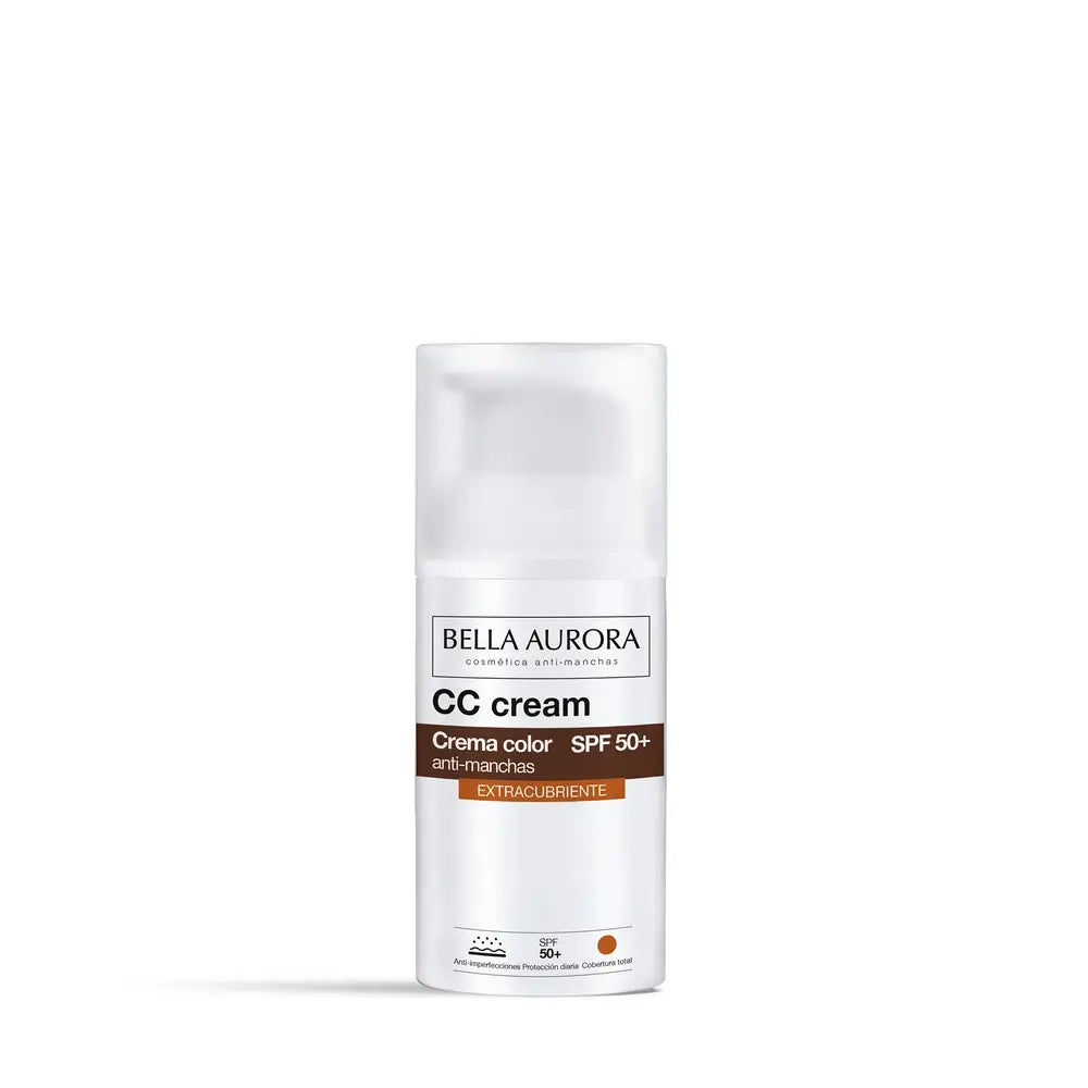 Bella Aurora  Cc Cream Spf50+ Extra Cubriente , 30 ml.