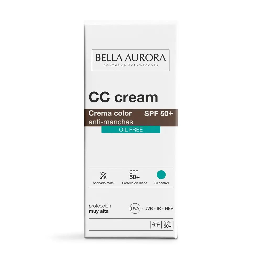 Bella Aurora  Cc Cream Spf50+ Oil-Free , 30 ml.